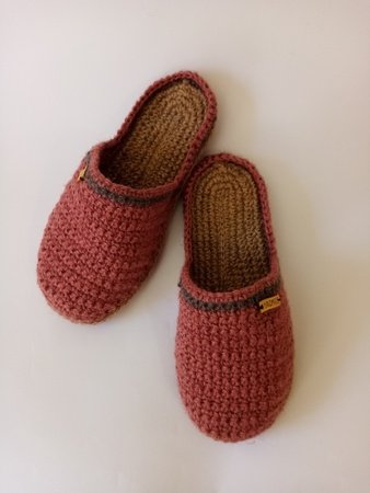 Jute Clogs. Crochet pattern