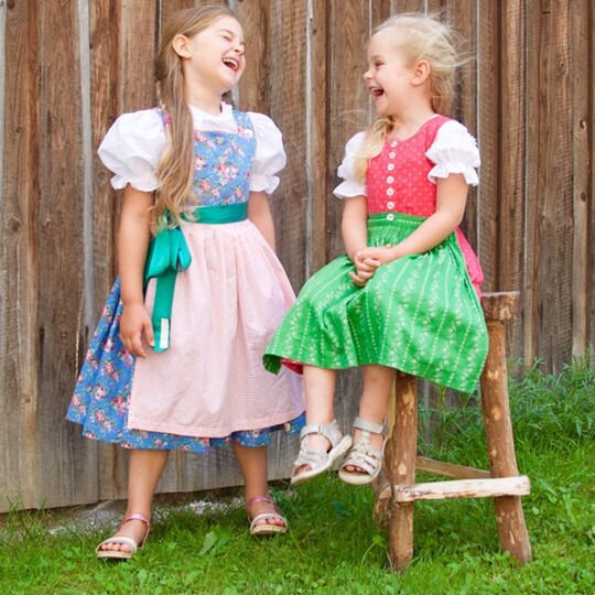 Resli Children's Dirndl Sewing Pattern, Sizes 80–140