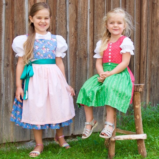 Resli Children's Dirndl Sewing Pattern, Sizes 80–140