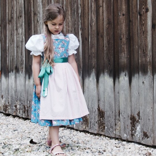 Resli Children's Dirndl Sewing Pattern, Sizes 80–140
