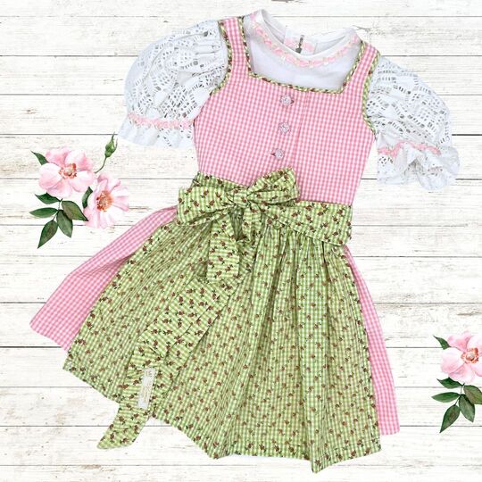 Resli Children's Dirndl Sewing Pattern, Sizes 80–140