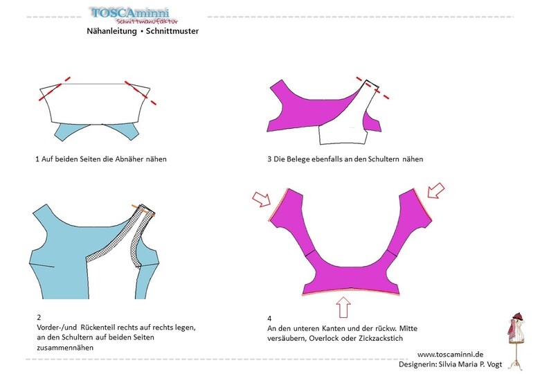 Etuikleid Palina Gr. 34-46 Schnittmuster