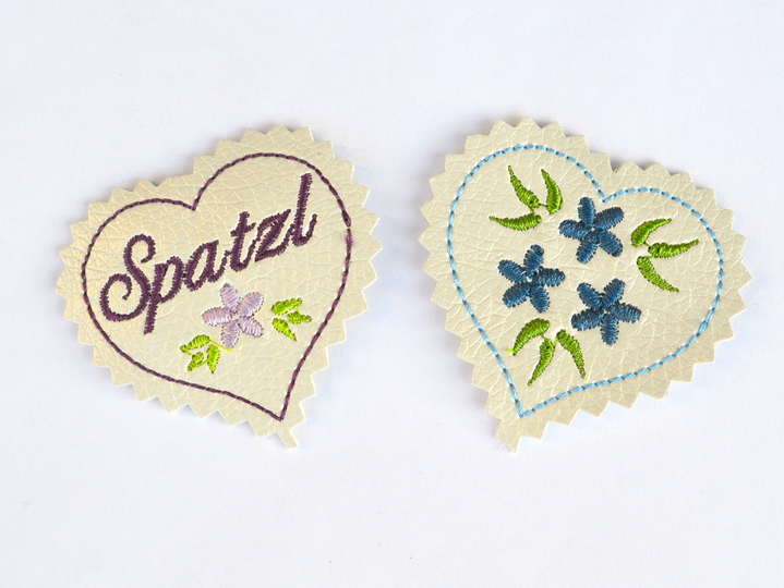 Stickdatei Label Landhaus 11 Motive