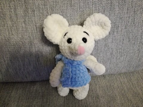 Anleitung Spitzmaus klein ca. 22 cm