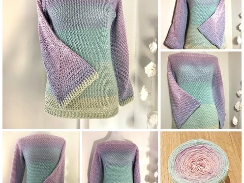 Anleitung 1-Bobbel-Wendepulli unisex