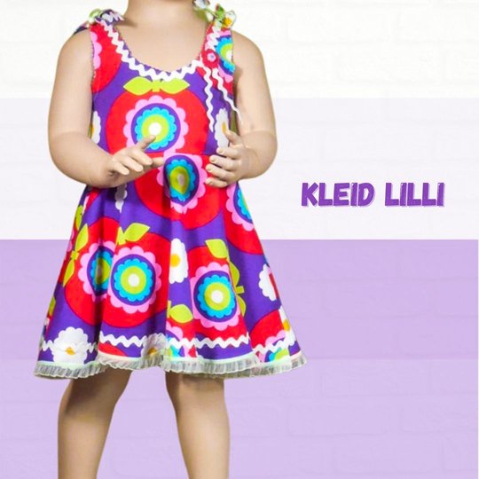 Kinderkleid Lilli Gr. 80-152 Schnittmuster