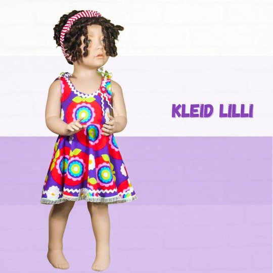 Kinderkleid Lilli Gr. 80-152 Schnittmuster