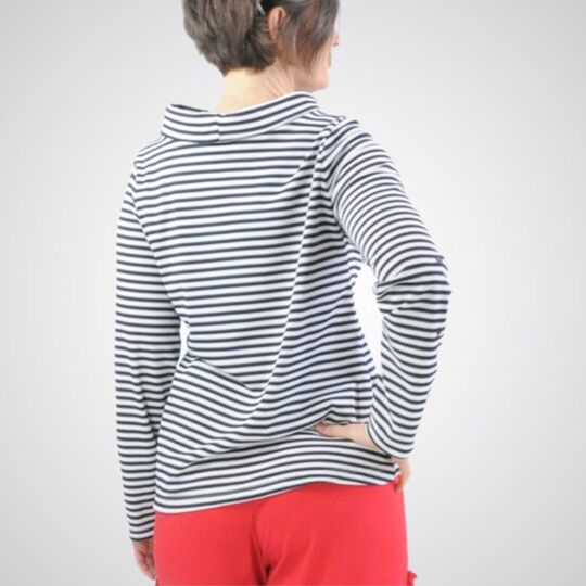 Long sleeve shirt Lisette size 34-46 sewing pattern