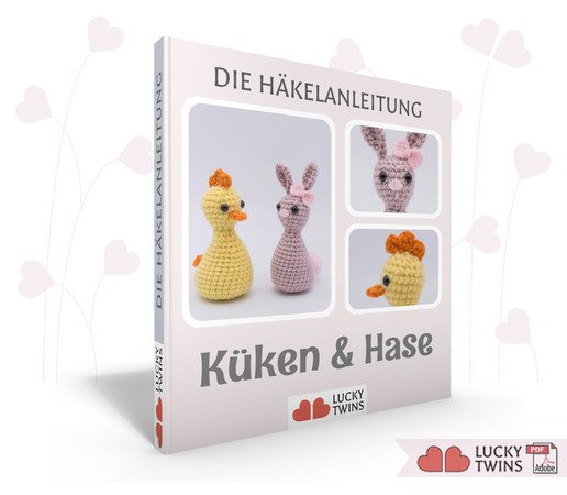 Chick and Bunny • LuckyTwins • Amigurumi crochet pattern