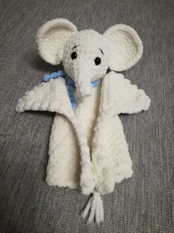 Anleitung Schmusetuch Elefantenjunge - Bild 3