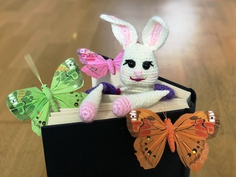 Pattern bookmark - Bunny