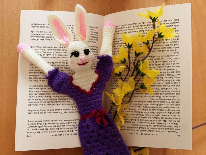 Anleitung Lesezeichen Häschen