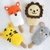 Häkelanleitung Eis-Tiere Fuchs, Löwe, Tiger und Maus