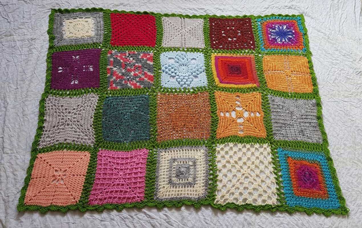 Anleitung Grannydecke Oma - Bild 5