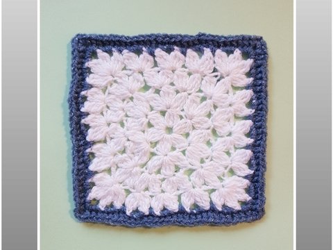 Häkelanleitung für Granny Square Flower Power