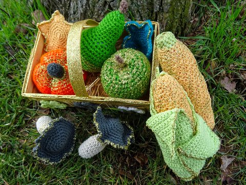 Herbstdeko häkeln Anleitung + Video