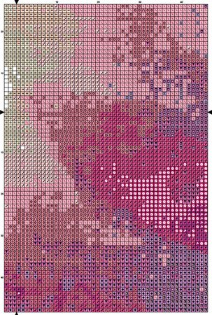 Single Tulip Cross Stitch Pattern PDF