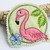 Stickdatei Flamingo doodle mehrere Größen