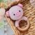 Crochet pattern Baby rattle Little piggy