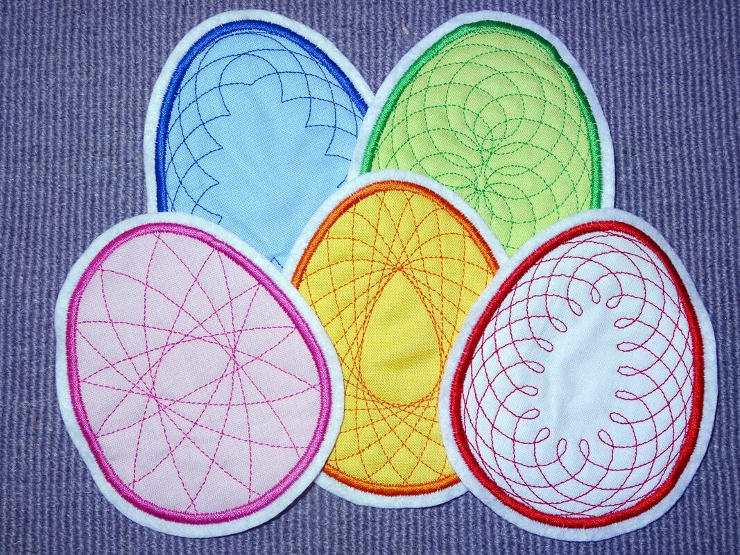 Osterei Ei Ostern Stickdatei