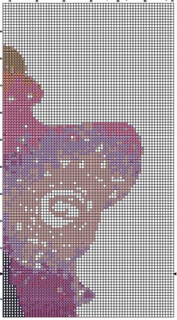 Cinderella Galaxy Cross Stitch Pattern PDF
