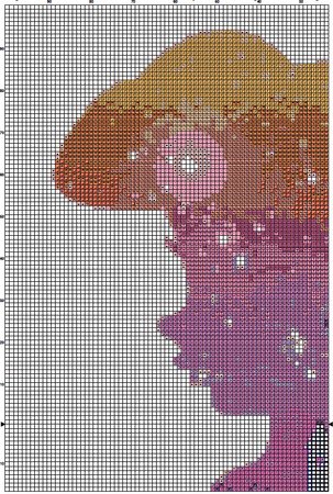 Mermaid Galaxy Cross Stitch Pattern PDF