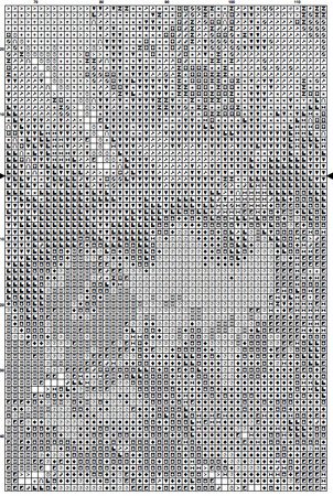 Purple Water Lily Cross Stitch Pattern PDF