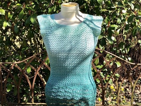 Häkelanleitung Tunika "Aquamarin"