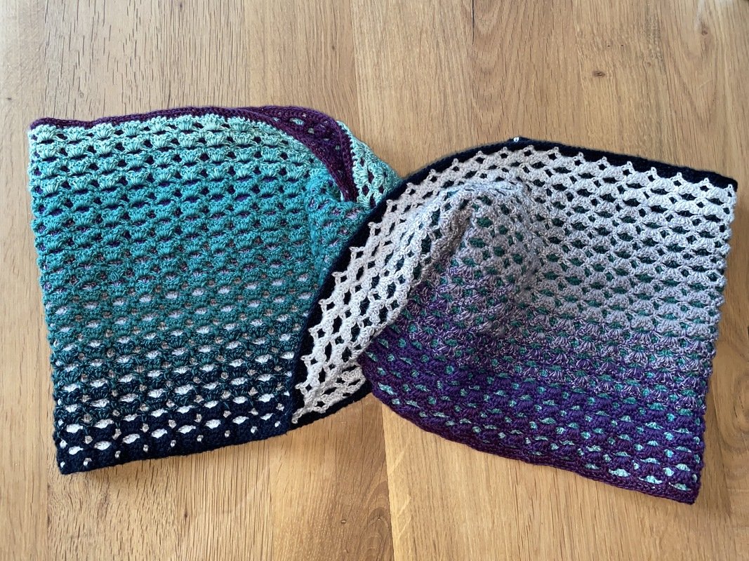 Anleitung Seraxx - Schal oder Loop mit zwei Gesichtern Mütze und Stirnband - Bild 13