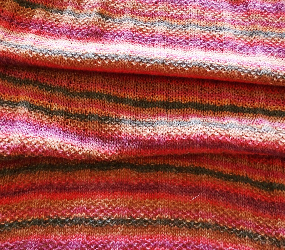Strickanleitung Schal "Plaid"