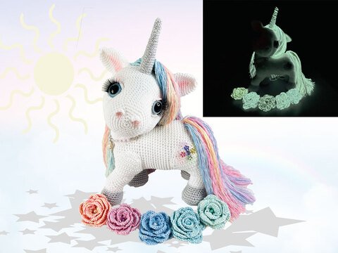 Einhorn Rainbown Häkelanleitung Amigurumi