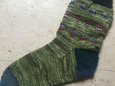 Anleitung Ostersocken