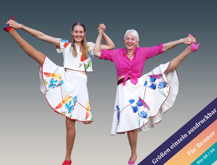 Anleitung Schwingender Bahnenrock Salix von 32 - 54