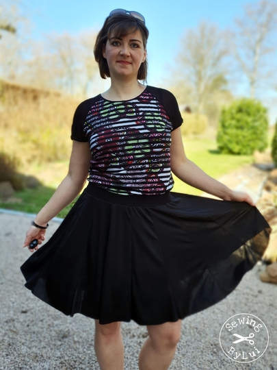 Anleitung Schwingender Bahnenrock Salix von 32 - 54