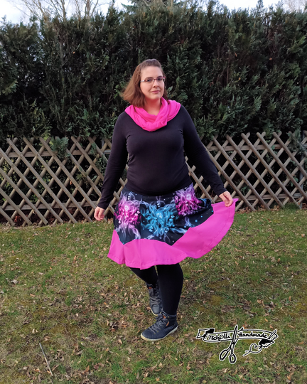 Anleitung Schwingender Bahnenrock Salix von 32 - 54