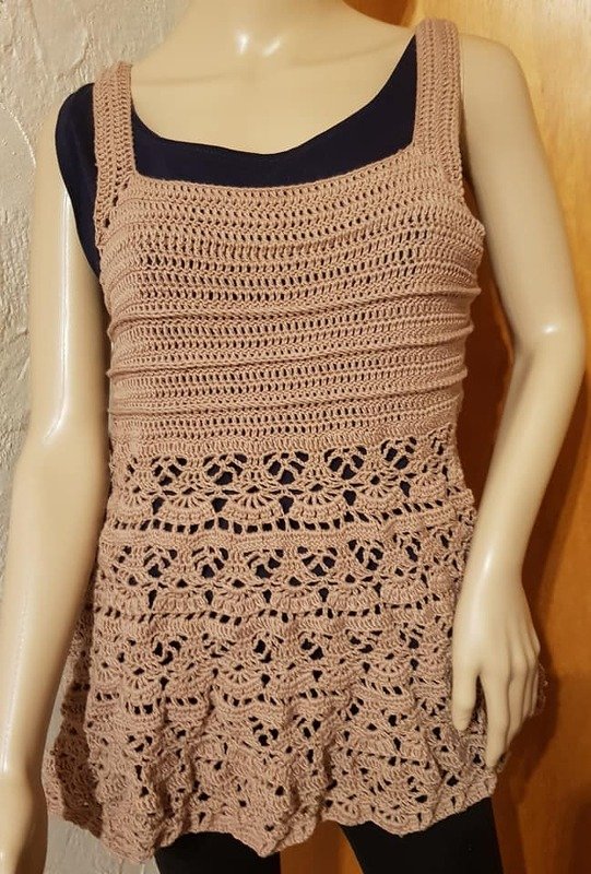 Top Cleopatra - Top häkeln im RVO für alle Damengrößen - Bild 2