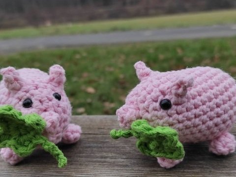 Häkelanleitung für ein Schweinchen, Amigurumi