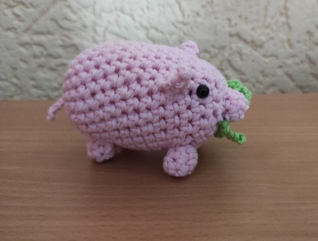 Häkelanleitung für ein Schweinchen, Amigurumi