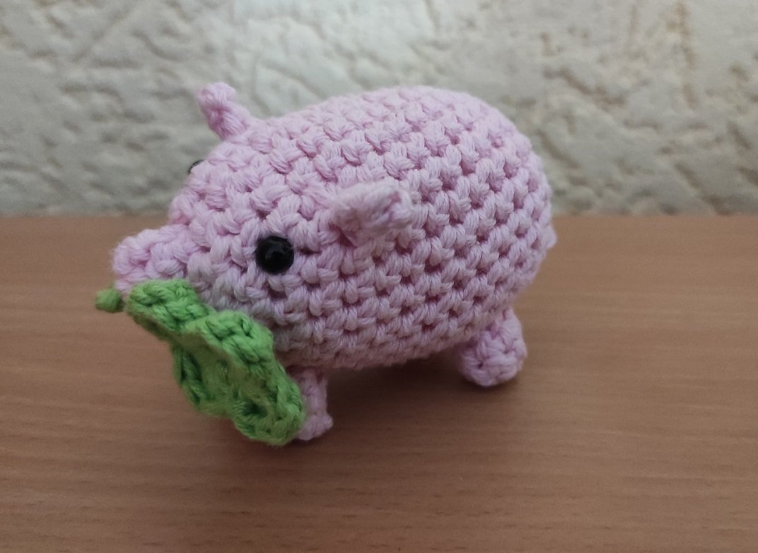 Häkelanleitung für ein Schweinchen, Amigurumi - Bild 4