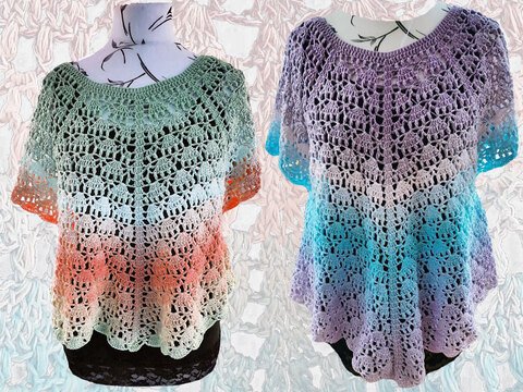 Häkelanleitung Shirt, Tunika, Kleid Summer Feeling