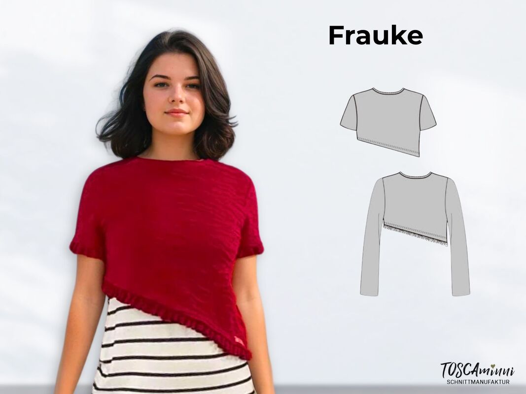 Pullover Frauke gr. 34-46 Schnittmuster