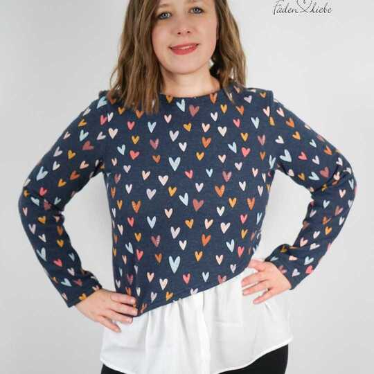 Pullover Frauke gr. 34-46 Schnittmuster