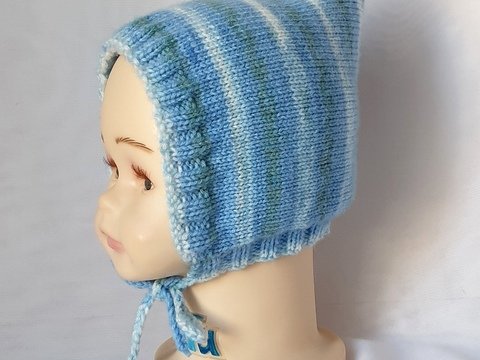 Strickanleitung Babymütze, Zwergenmütze, ca. 3 - 8 Monate  #287