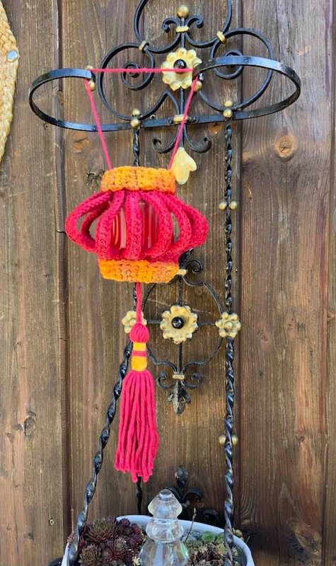 Lampion h&auml;keln:  "Xiaolong" - Bild 5