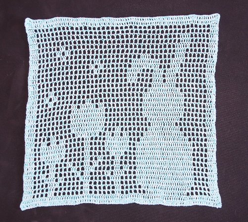 Set table runner and table mat / doily Osterfreuden 2 crochet Patterns