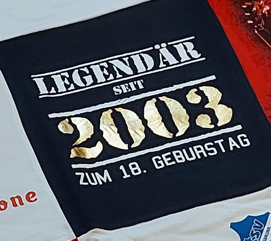 Plotterdatei 18. Geburtstag - 2003