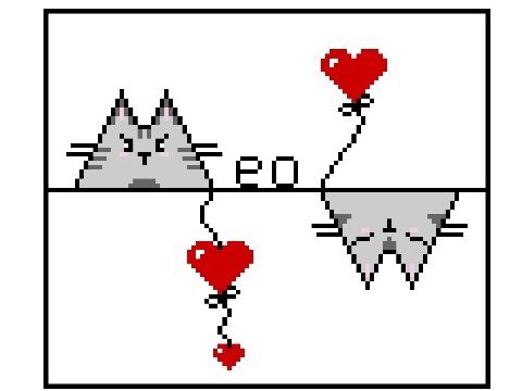 Häkelmuster * MeoW * Grafik für Fm Decke