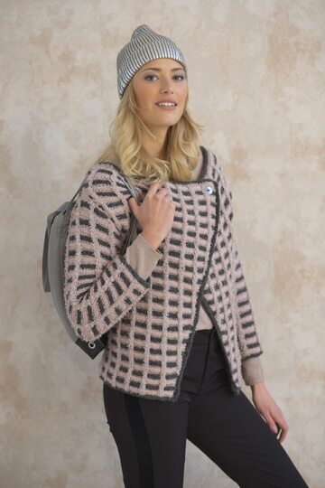 Strickanleitung: JACKE MIT ASYMMETRISCHEN VORDERTEILEN