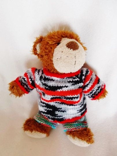 Pullover für Puppen und Teddys - mehrere Größen - Strickanleitung