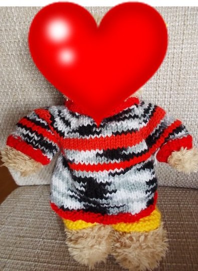 Pullover für Puppen und Teddys - mehrere Größen - Strickanleitung